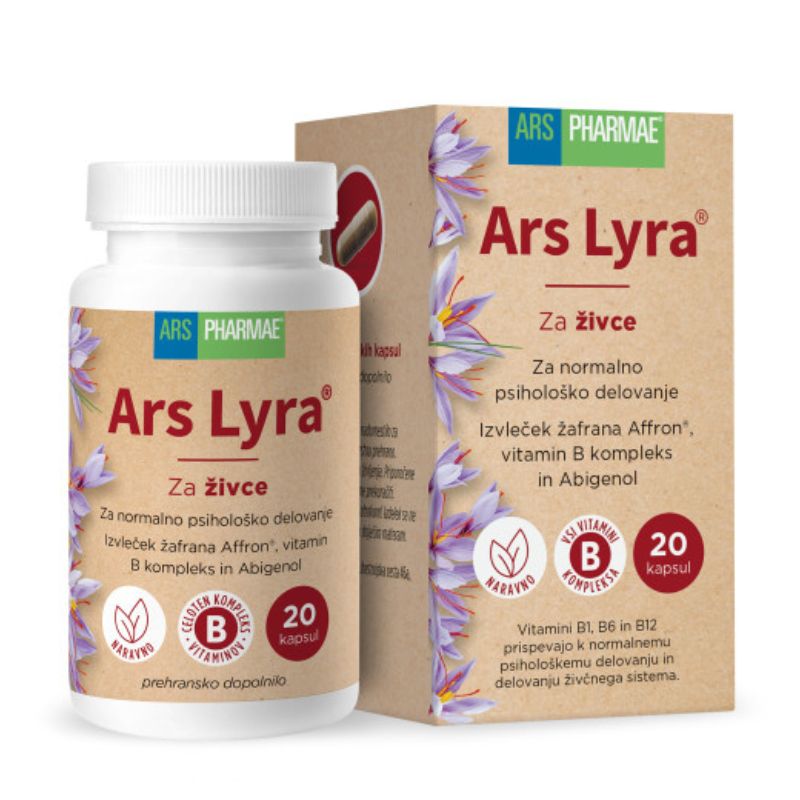 Ars Lyra za živce kapsule, 20