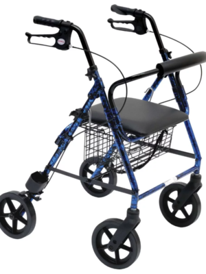 Hodulja- s kolesi in hrbtno oporo