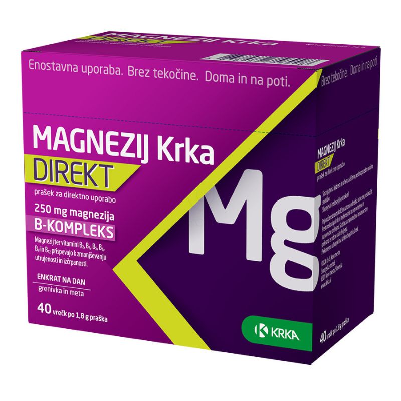 a. vogel, olje žiKrka magnezij direkt prašektnih kalčkov, 120 kapsul Krka magnezij direkt prašek